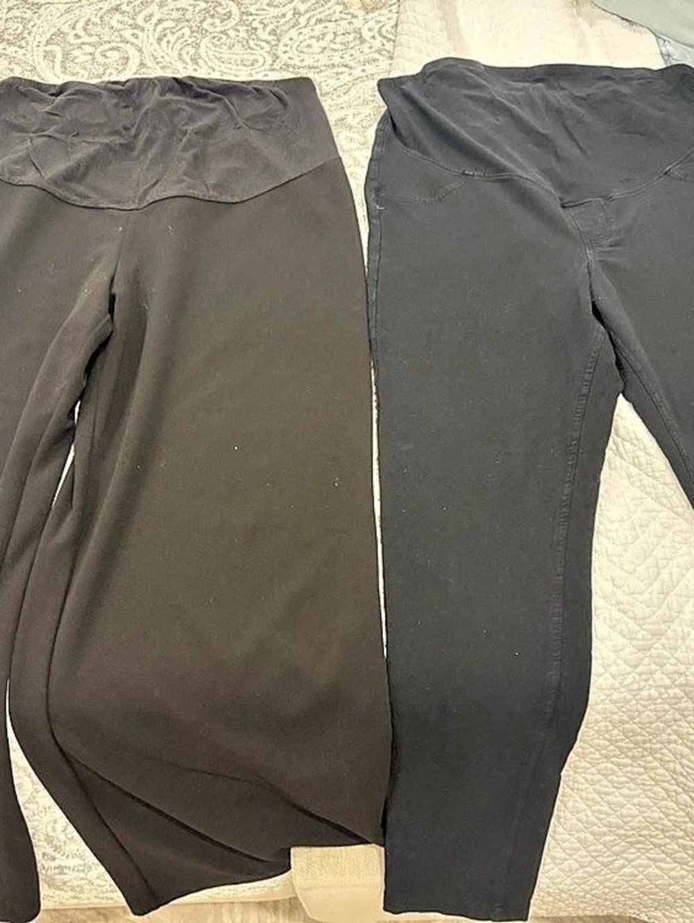 H&M Black maternity pants bundle